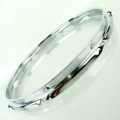 Ludwig 12" 8-Lug 1.6mm Tom Drum Rim/Hoop Vintage80s Chrome Plating Monroe Batter image 2