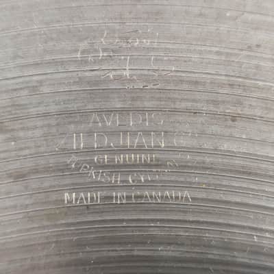 Zildjian Avedis Made in Canada 1970s - Natural image 8
