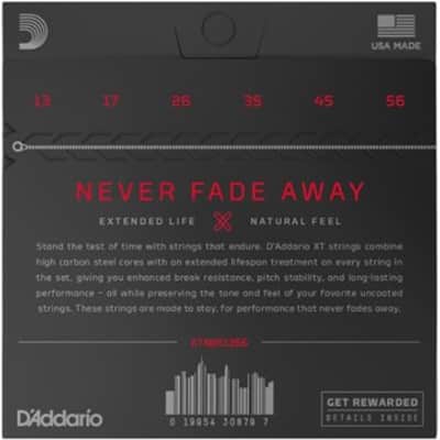 D'Addario XTABR1356 XT 80/20 Bronze Medium Acoustic Strings .013-.056 image 2