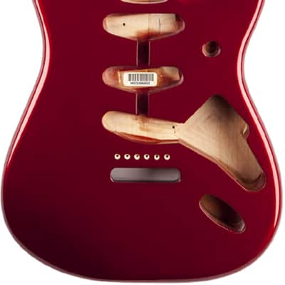 Fender Classic Series 60's Stratocaster SSS Alder Body Vintage Bridge Mount, Candy Apple Red image 3