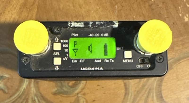 Lectrosonics UCR411a UHF Receiver Block 24 (YL) - 614.4MHz - 639.9MHz image 1