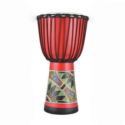 8 Inch Hand Drum with Beautiful Hand Painting - Professional Frame Drum for Adults & Beginners image 1