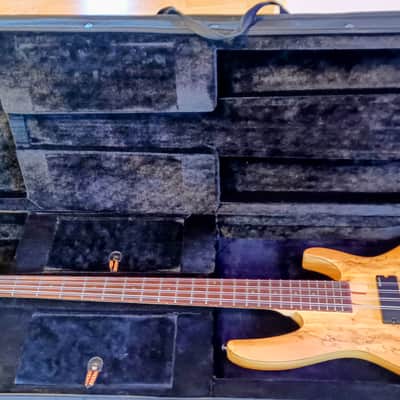 ESP LTD B-208SM 2019 - Present - Spalted Maple - Natural Satin image 7