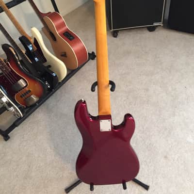 Fender '62 Reissue Precision Bass 1993 Candy Apple Red image 9