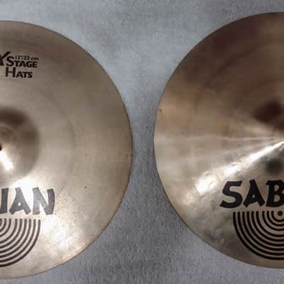 Sabian AAX 13" Stage Hats - Hi-Hat Cymbals (Pair) - Natural image 18