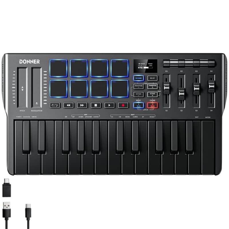 Donner DMK-25 Pro Midi-Keyboard image 1