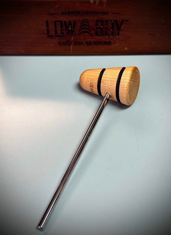 Low Boy Beaters Standard Beater - Natural w/ Black Stripes image 1