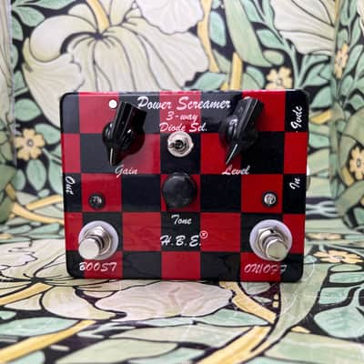 Homebrew Electronics Power Screamer Red/Black Checkerboard - Used image 2