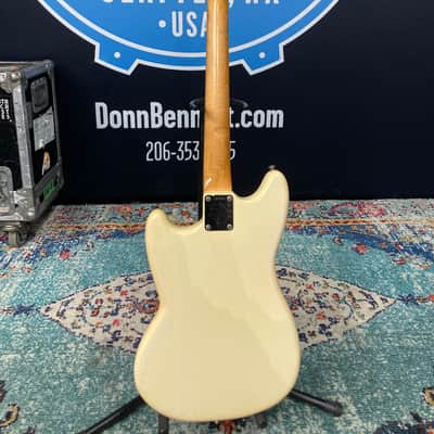 Fender Tom Hamilton's Aerosmith, Mustang Electric Guitar (#27) - Blonde image 18