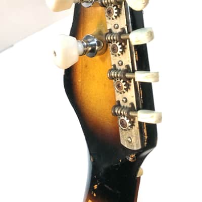Vintage modified 8 string Decca Teisco hot rod weirdo jangle machine The Tielman Special 1964 Sunburst image 4