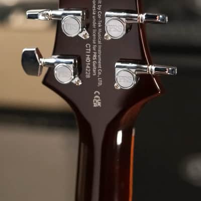 PRS SE Studio Electric Guitar - Orange Tiger Smokeburst with Gig Bag image 6