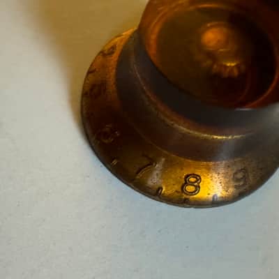 Gibson Les Paul 1980’s - Amber Top Hat knobs set of 2 image 6