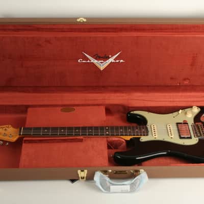 Fender Custom Shop 1959 Stratocaster HSS Relic 3A Rosewood Fingerboard Aged Black CZ590355 image 15