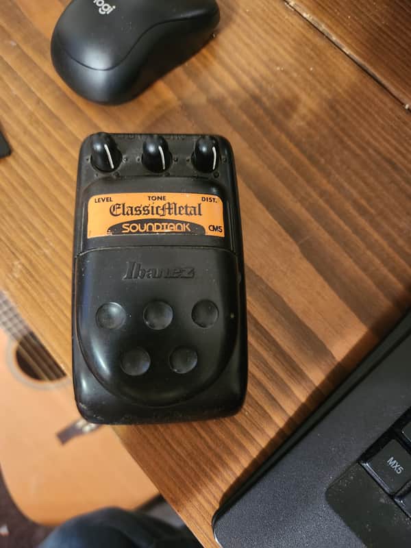 Ibanez CM5 Classic Metal Distortion 1990s - Black image 1