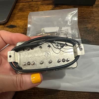 Lindy Fralin Pure P.A.F Humbucker Neck Pickup - Raw Nickel image 6
