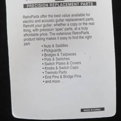 Retro Parts RP450 Plastic Nut/Classic image 4