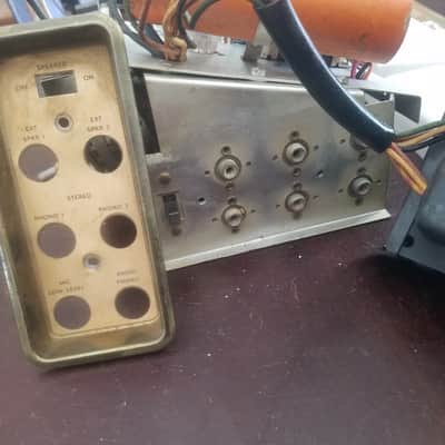 Telectro Airline Stereo Tube Amp Project Power Transformer Output 1959 Cream Gold image 7