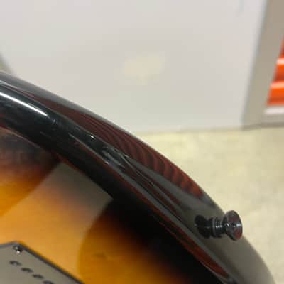 Squier Bullet Stratocaster HH Sunburst w/ Tremolo & Fender Case image 14