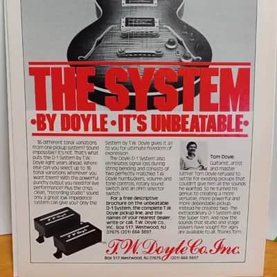 Rare T.W. Doyle D-1 Pickup System with Complete Original Wiring Harness image 5