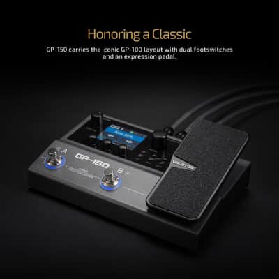 Valeton GP-150 Multi-Effects Processor - 200+ HD Modeling Effects, IR Loading & NAM Support, 180s Looper, Drum Machine, BT 5.0 & USB Audio Interface, Battery-Powered for Guitarists image 2