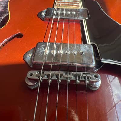 1967 Gibson ES-330TD Sparkling Burgundy Metallic image 4