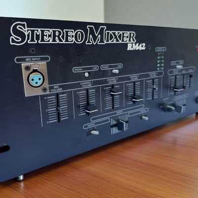 Rolls Stereo Mixer RM42 4 Channel Mixing DJ Studio Fade Audio image 2