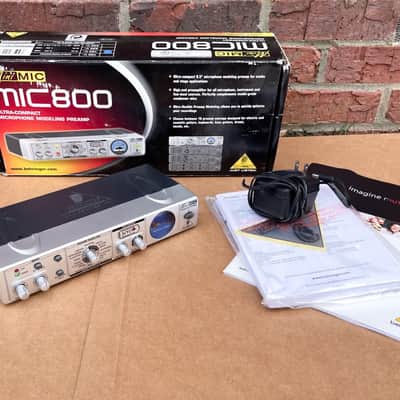 Behringer mini MIC800 Microphone Modeling Preamp image 1