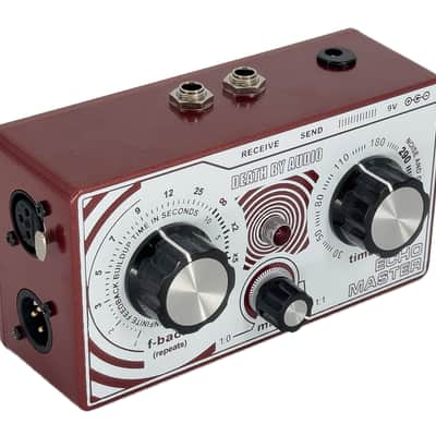 Death By Audio Echo Master Vocal Delay/Preamp - Ltd Ed Burgundy Flare - Open Box image 2