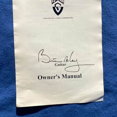 Guild Brian May Signature 1993 - Red see trough body image 18
