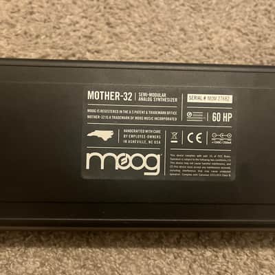 Moog Mother-32 Tabletop / Eurorack Semi-Modular Synthesizer 2015 - Present - Black image 2