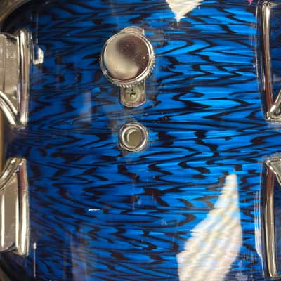 Rogers PowerTone 12" tom early 1970s - Blue Onyx NICE! image 8