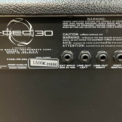 Fender G-DEC 30 Digital Entertainment Center PR695 combo amp image 11