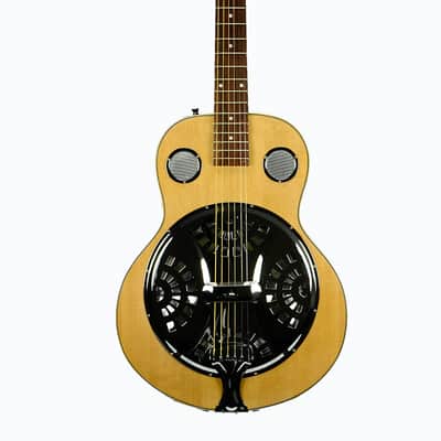 De Rosa DBI-8-VSB-NT Laminated Spruce Top Maple Neck 6-String Resonator Acoustic Guitar - Natural image 2