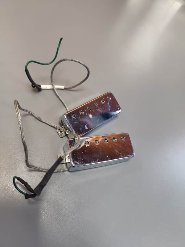 Gibson Mini Humbuckers Pat No. 2737842 Chrome - Pair image 1