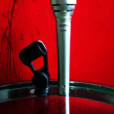 Vintage 1970's AKG D310 dynamic cardioid microphone Low Z w accessories # 1 D190E D1000E D330BT image 16