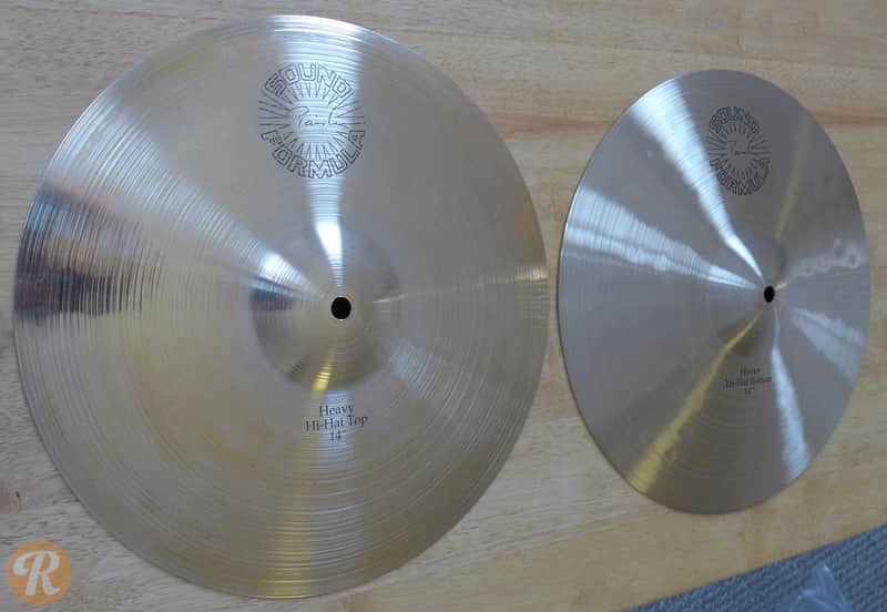 Paiste 14" Sound Formula Heavy Hi-Hat Cymbal (Pair) 1990-1992 image 7