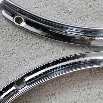 Ludwig 14" Twin Channel Die Cast 10-Lug Snare Drum Hoops (Pair) image 7