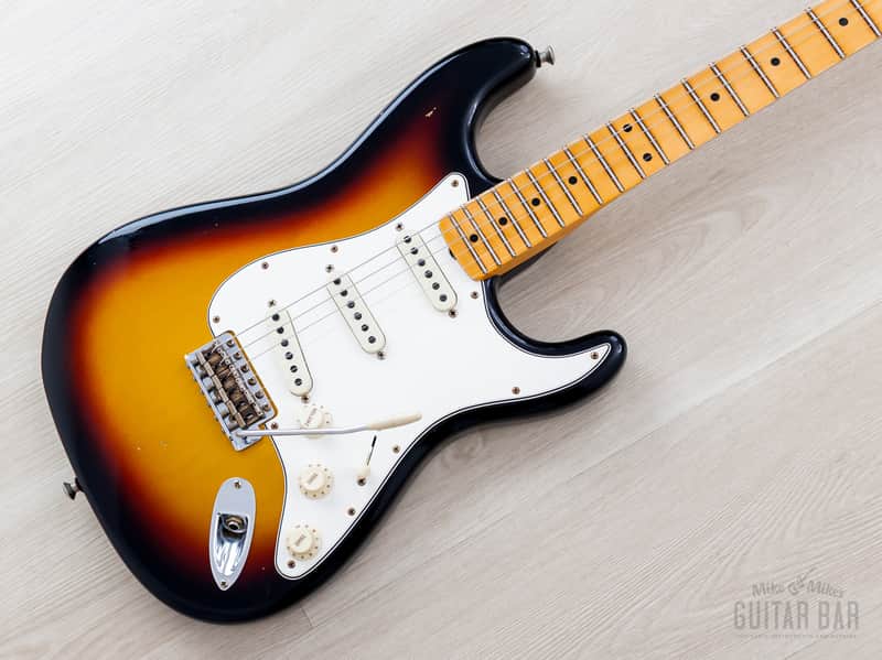 Fender Custom Shop Postmodern Stratocaster Journeyman Relic Bleached Three-Tone Sunburst image 1