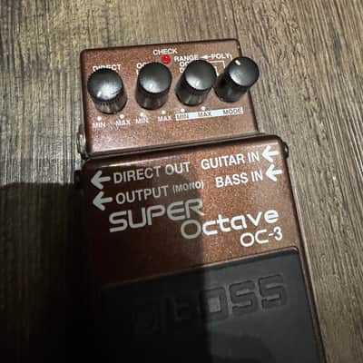 Boss Super octave OC-3 2010s - Brown metallic image 2