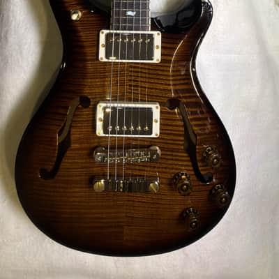 PRS McCarty 594 Hollowbody II 10-Top 2019 - Present - Black Gold Wrap Burst image 1