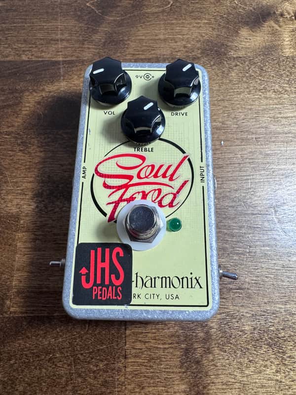 JHS Electro-Harmonix Soul Food with "Shamrock" Mod 2016 - Cream / Graphic