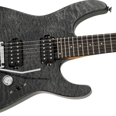 Charvel Pro-Mod Plus DK24 HH 2PT EB QM Ebony FB Midnight Ocean with Bag image 3