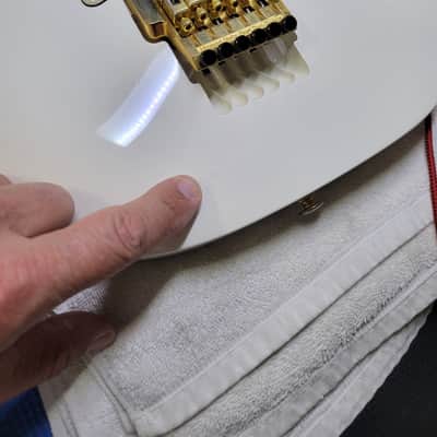 Ibanez Jem 7V 1993 White/gold Ebony Edge 1 owner EXCELLENT like EVO image 23