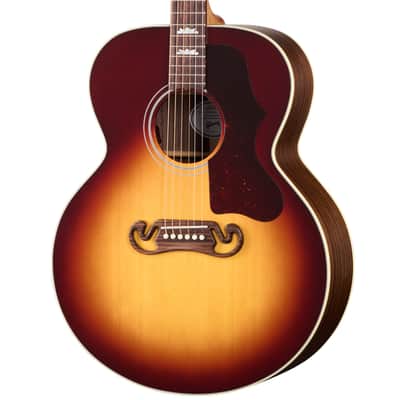 Gibson SJ-200 Studio Rosewood Acoustic-Electric Guitar, Gloss Top, Rosewood Burst image 1