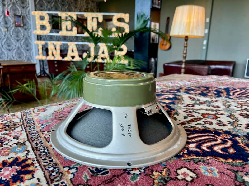 1972 Celestion G12H T1217 Greenback 30WATT 16OHM 75Hz Pulsonic Cone Rola image 1