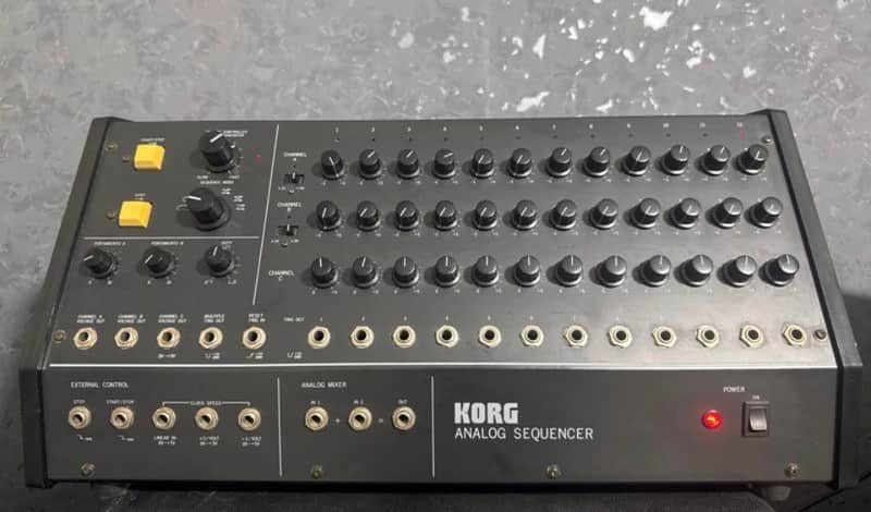 Korg SQ-10 Analog Sequencer 1970s - Black image 1