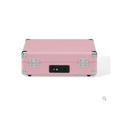 Crosley CR8005E-BH Cruiser Plus Suitcase Record Player - Bluetooth In/Out, 3-Speed, Blush image 8