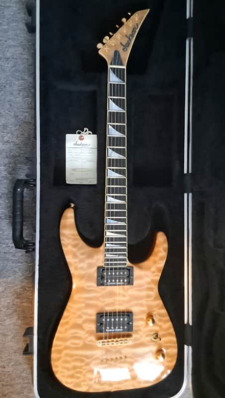 2005 Jackson USA Select Series SLATQH Archtop Solost in natural finish! image 1