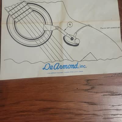 Vintage Dearmond "Bug" pickups model 800/700 1940-60s - owned by Bill Thacker image 17