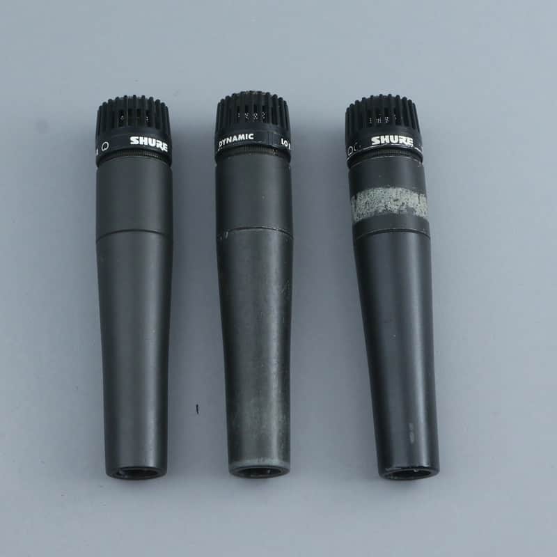 Lot of 3 Shure SM57 Cardioid Dynamic Microphone **For Parts/Repair** image 1